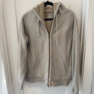 Vintage J. Crew Men's Full Zip up Jacket Size L. with Ribbed Cuffs